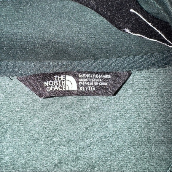 The North Face Men’s Green Full Zip Jacket Pockets Size XL - Picture 5 of 7